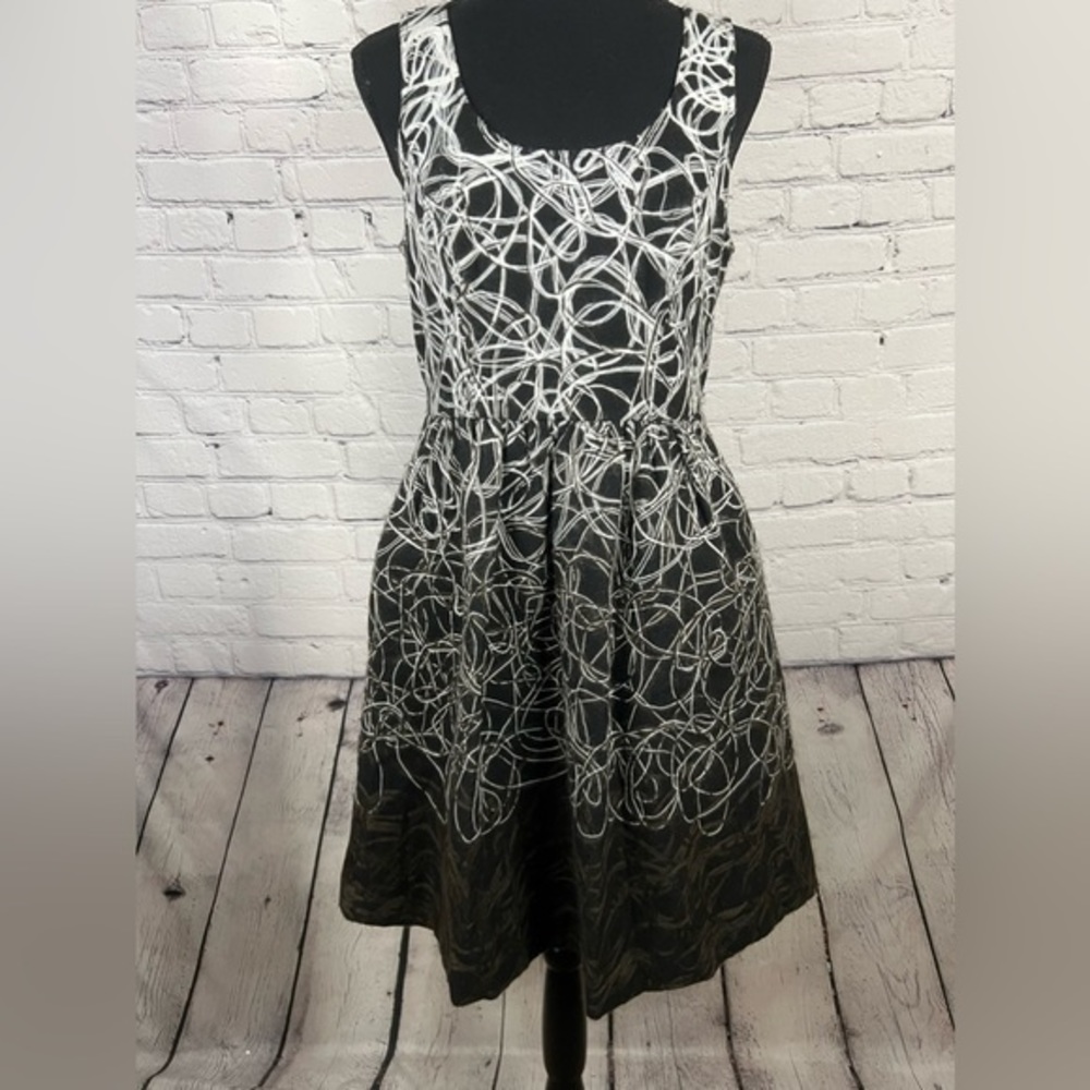 Anthropologie Maeve Embroidered Fading Tracery Sleeveless Dress size 4 - Picture 3 of 14